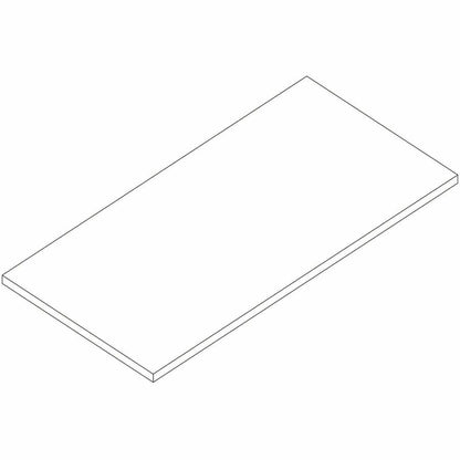 Lorell Multi-Purpose Tabletop, Laminated Rectangle Top, 24" w x 48" d x 1" Thickness, 1" h, Modern Elm (LLR66355)