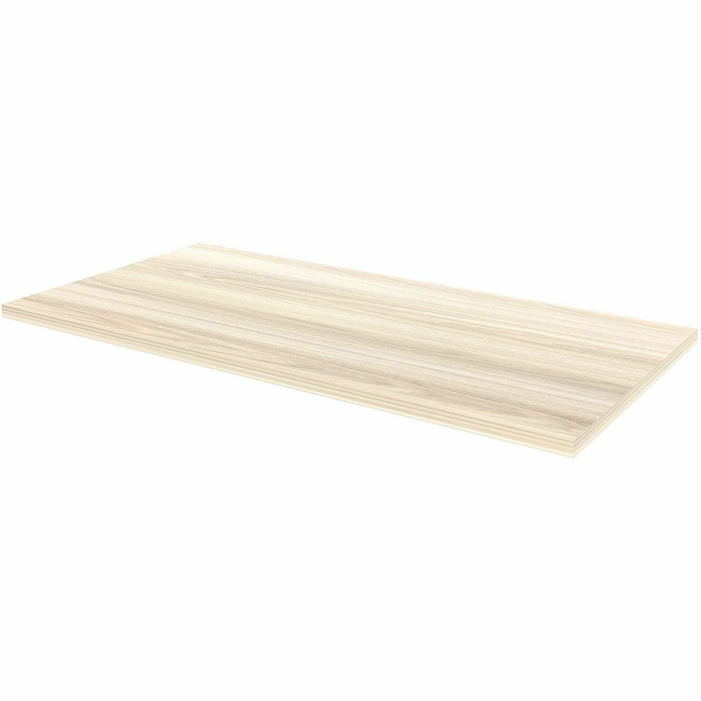 Lorell Multi-Purpose Tabletop, Laminated Rectangle Top, 24" w x 48" d x 1" Thickness, 1" h, Modern Elm (LLR66355)
