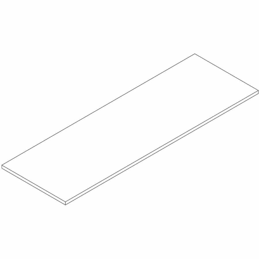 Lorell Multi-Purpose Tabletop, Laminated Rectangle Top, 24" w x 72" d x 1" Thickness, 1" h, Modern Elm (LLR66351)