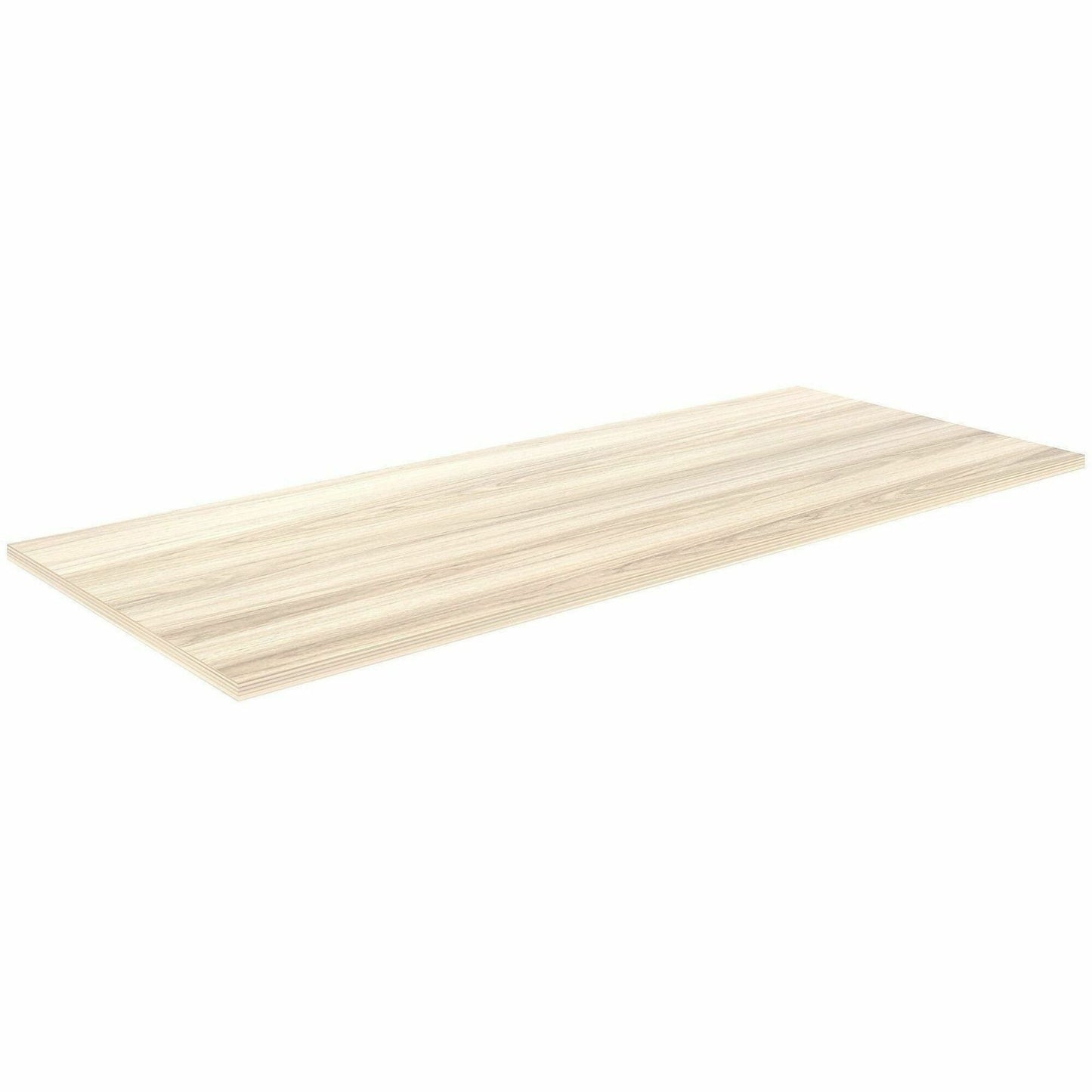 Lorell Multi-Purpose Tabletop, Laminated Rectangle Top, 30" w x 72" d x 1" Thickness, 1" h, Modern Elm (LLR66350)