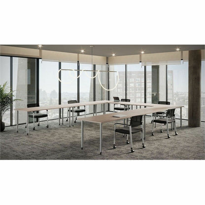 Lorell Multi-Purpose Tabletop, Laminated Rectangle Top, 30" w x 72" d x 1" Thickness, 1" h, Modern Elm (LLR66350)