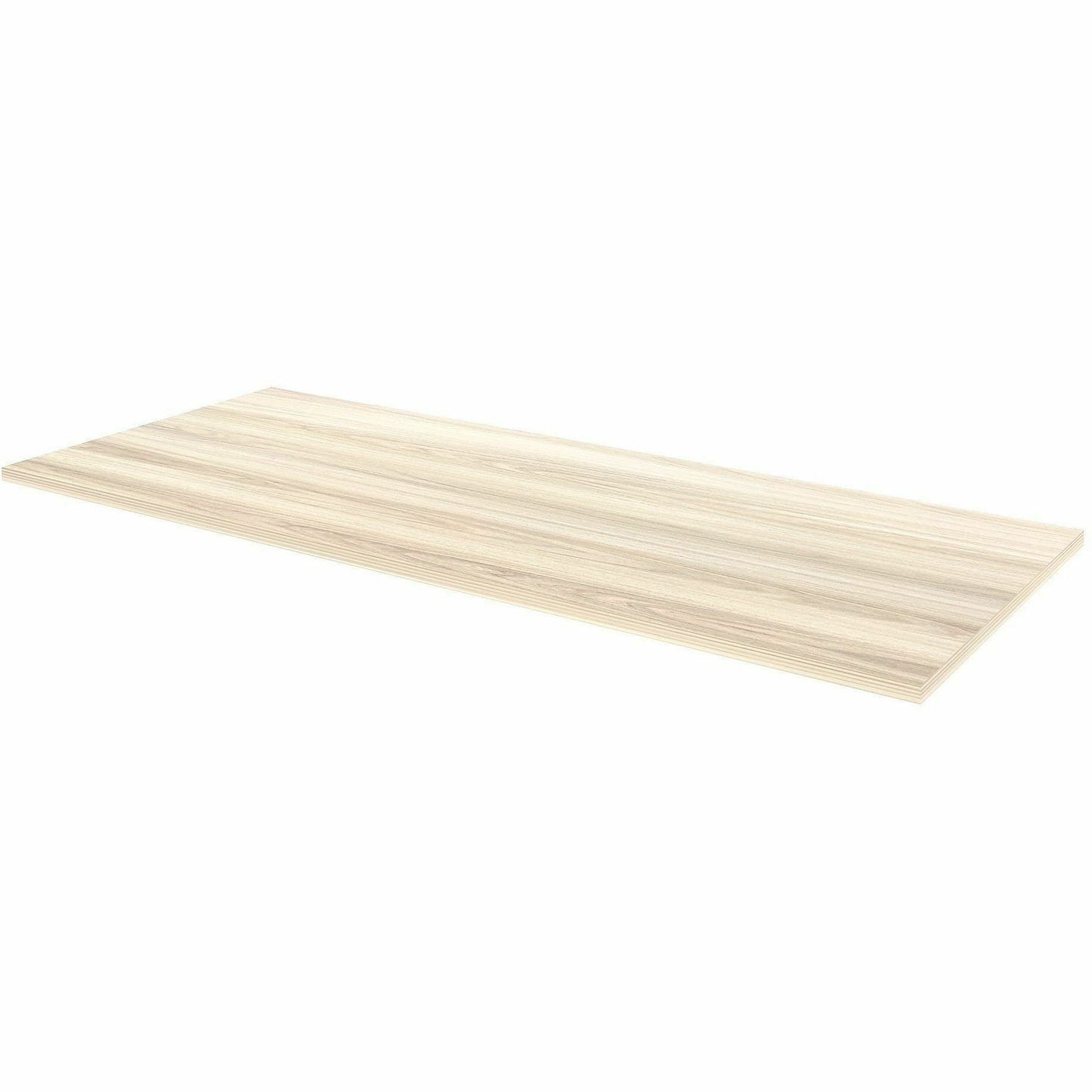 Lorell Multi-Purpose Tabletop, Laminated Rectangle Top, 30" w x 72" d x 1" Thickness, 1" h, Modern Elm (LLR66350)