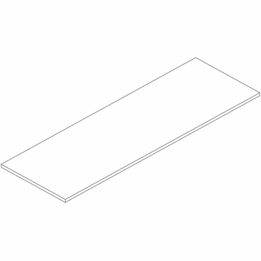 Lorell Multi-Purpose Tabletop, Laminated Rectangle Top, 30" w x 72" d x 1" Thickness, 1" h, Modern Elm (LLR66350)