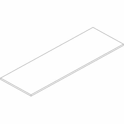 Lorell Multi-Purpose Tabletop, Laminated Rectangle Top, 30" w x 72" d x 1" Thickness, 1" h, Modern Elm (LLR66350)
