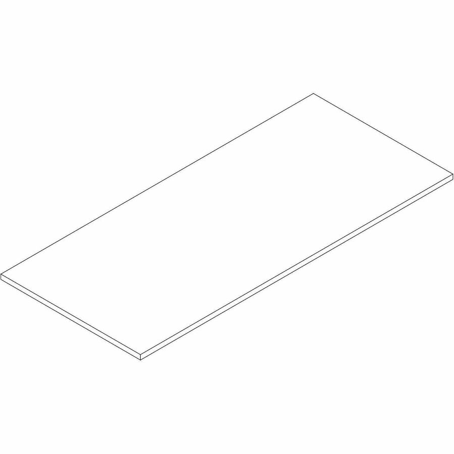 Lorell Multi-Purpose Tabletop, Laminated Rectangle Top, 30" w x 66" d x 1" Thickness, 1" h, Modern Elm (LLR66352)