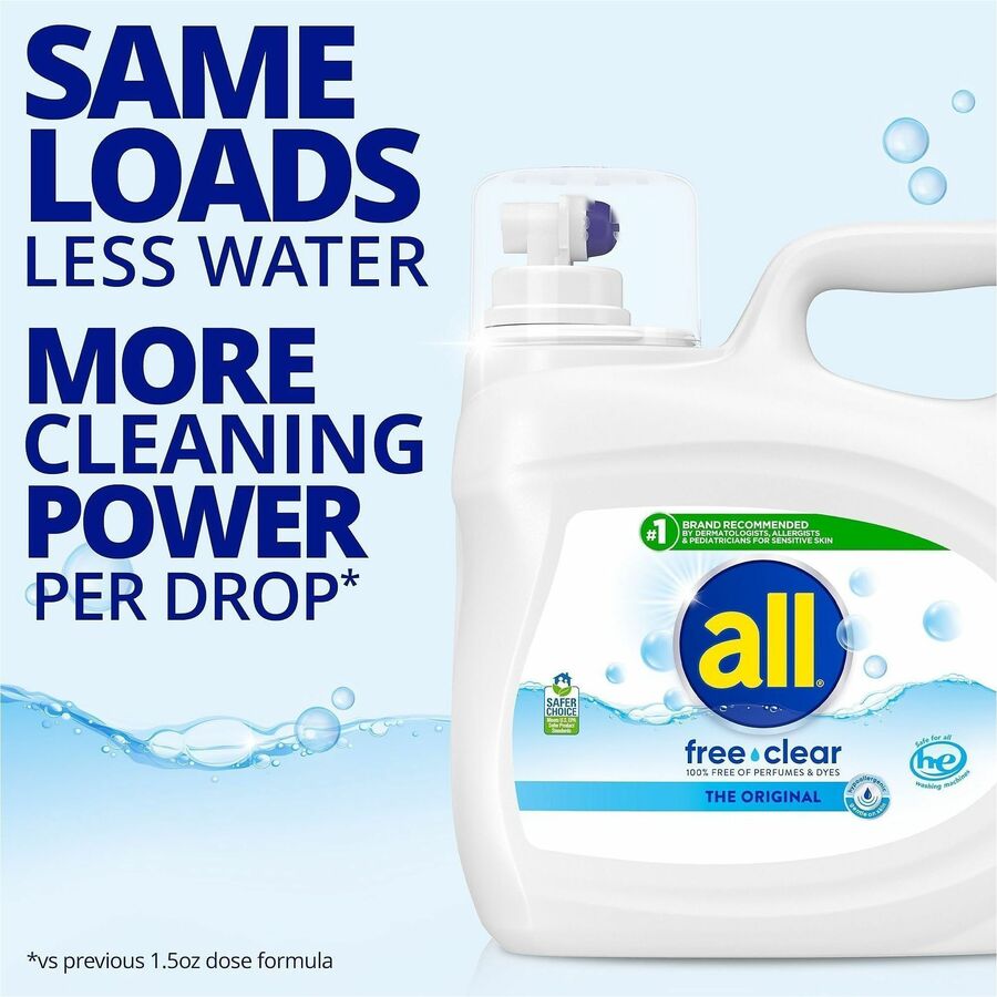 all Free Clear Liquid Laundry Detergent,, 118 fl oz (3.7 quart) (DIA47463EA)