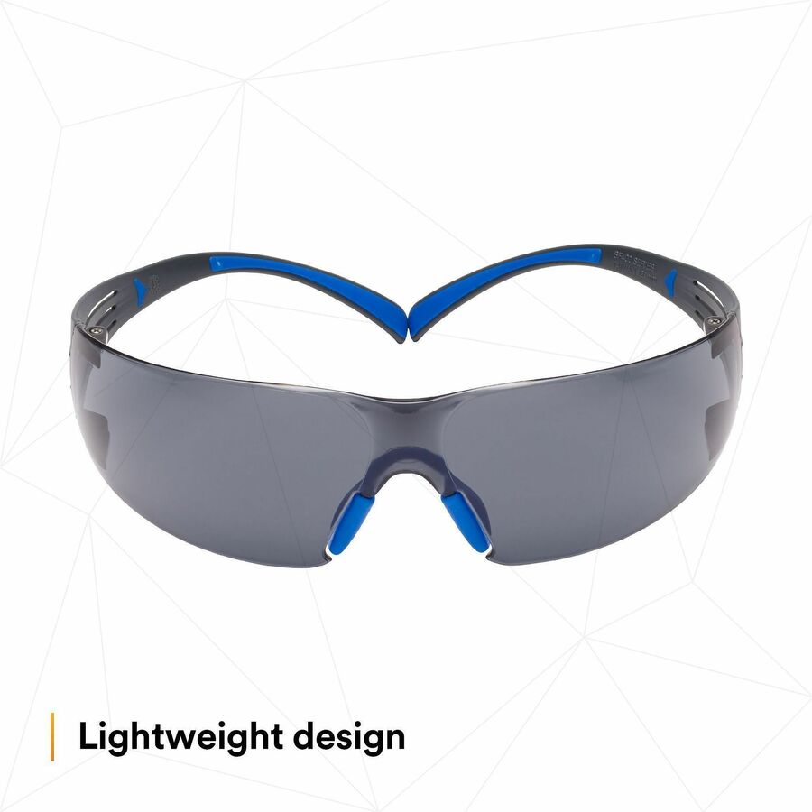 3M SecureFit Protective Eyewear, Gray Frame (MMMSF402SGAFBLU)
