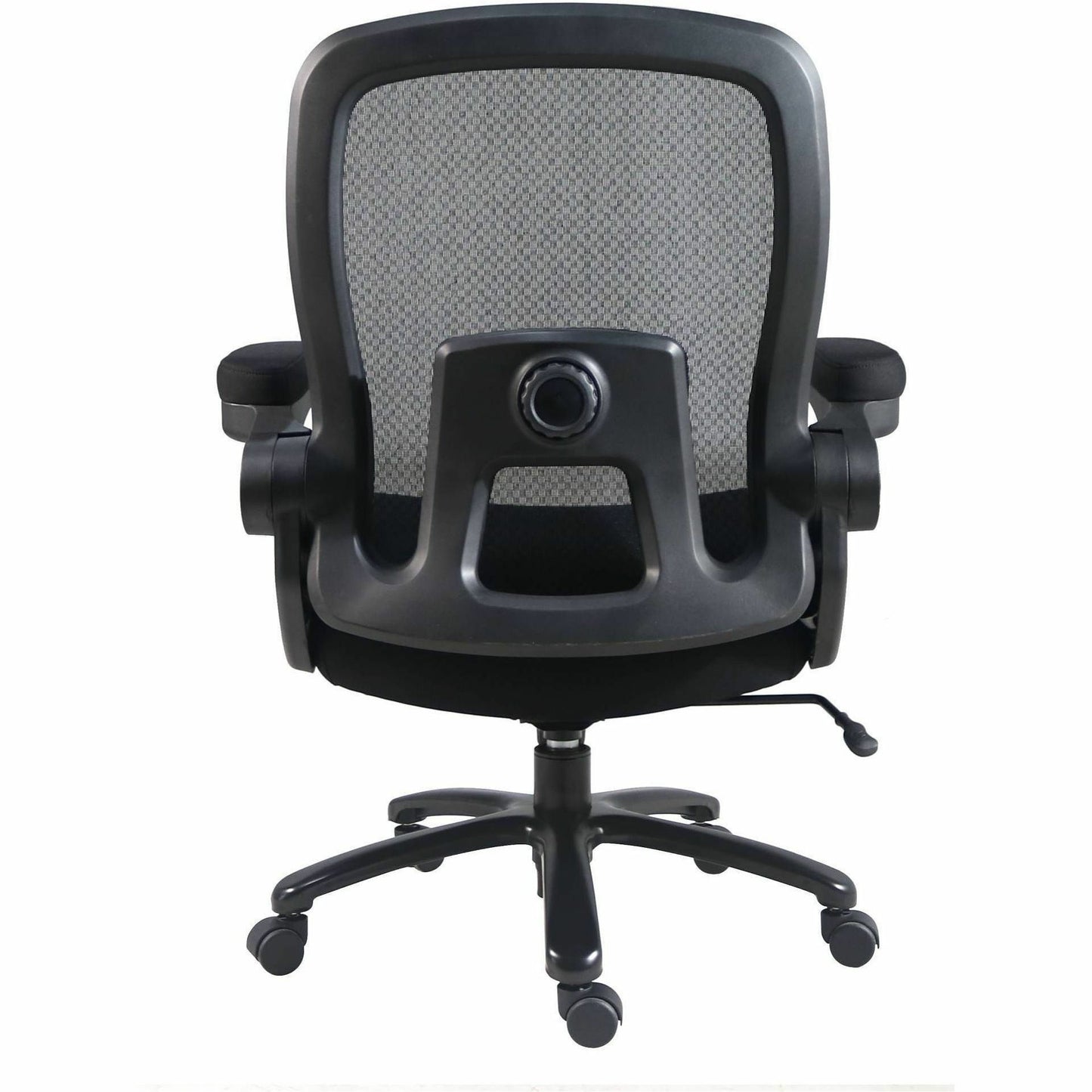 Lorell Big & Tall Flip Arm Chair, Mesh, Fabric (LLR40220)