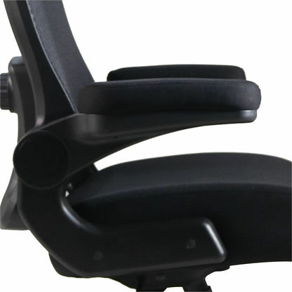 Lorell Big & Tall Flip Arm Chair, Mesh, Fabric (LLR40220)