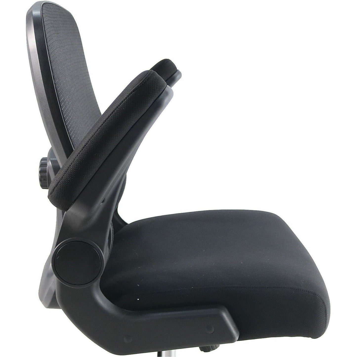 Lorell Big & Tall Flip Arm Chair, Mesh, Fabric (LLR40220)