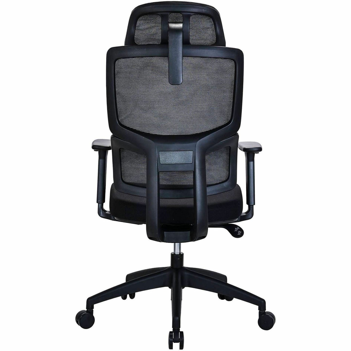 Lorell Ripley High Mesh-Back Chair with Articulating Lumbar Support, Black (LLR63202)