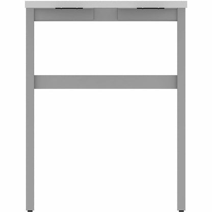 Lorell 16285 Adjustable Table Leg Bases & Returns, Silver (LLR16285)
