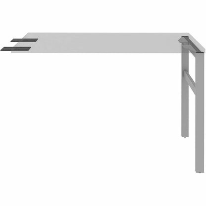 Lorell 16285 Adjustable Table Leg Bases & Returns, Silver (LLR16285)