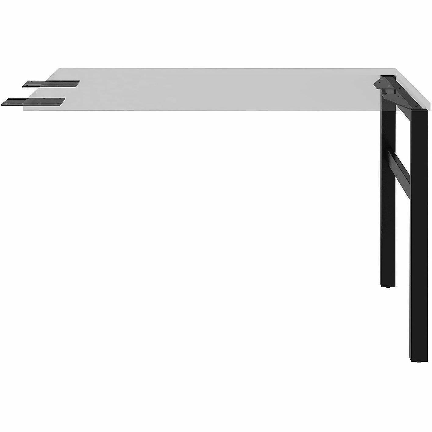 Lorell 16282 Adjustable Table Leg Bases & Returns, Black (LLR16282)