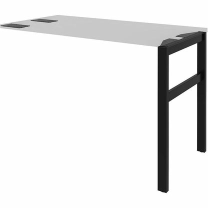 Lorell 16282 Adjustable Table Leg Bases & Returns, Black (LLR16282)