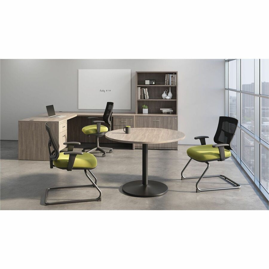 Lorell Essentials Retangular Desk Shell, 29.50" Height x 70.90" Width x 35.40" Depth, Modern Elm (LLR66301)