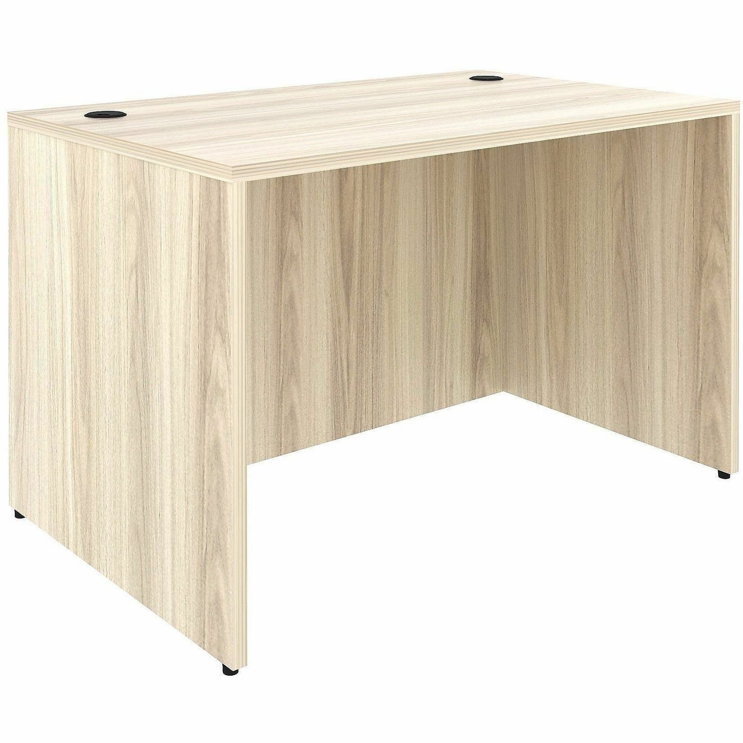 Lorell 66305 Essentials Retangular Desk Shell, Assembly Required, Modern Elm (LLR66305)