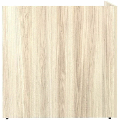 Lorell Essentials Reception Return, 1" Thickness Table Top, 41.5" Height x 42" Width x 24" Depth, Modern Elm (LLR66326)