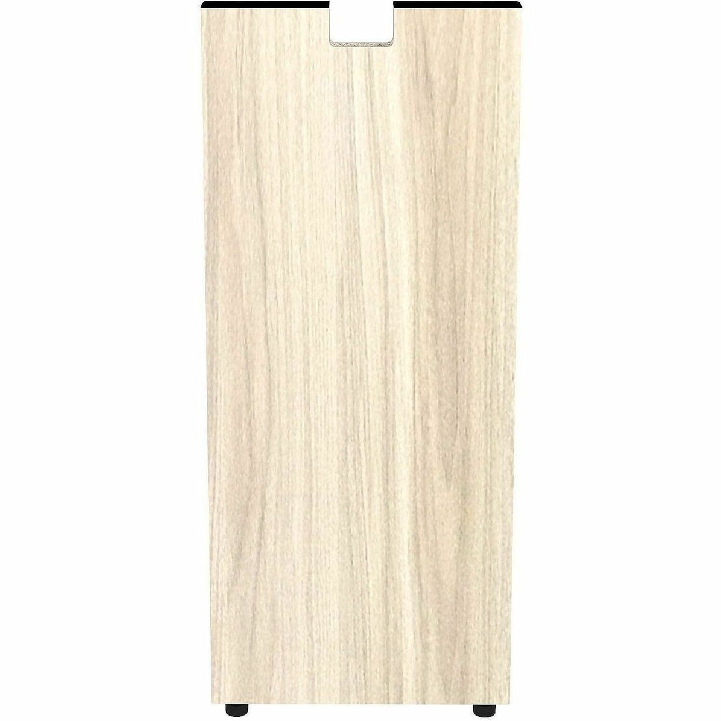 Lorell Essentials Credenza Half-Leg, 28.5" Height x 12" Width x 1" Depth, Modern Elm (LLR66315)