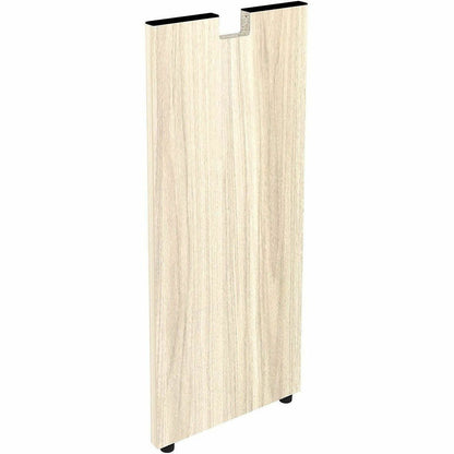 Lorell Essentials Credenza Half-Leg, 28.5" Height x 12" Width x 1" Depth, Modern Elm (LLR66315)