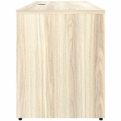 Lorell Essentials Credenza Shell, 1" Thickness Table Top, 29.5" Height x 70.9" Width x 23.6" Depth, Silver Brush, Modern Elm (LLR66311)