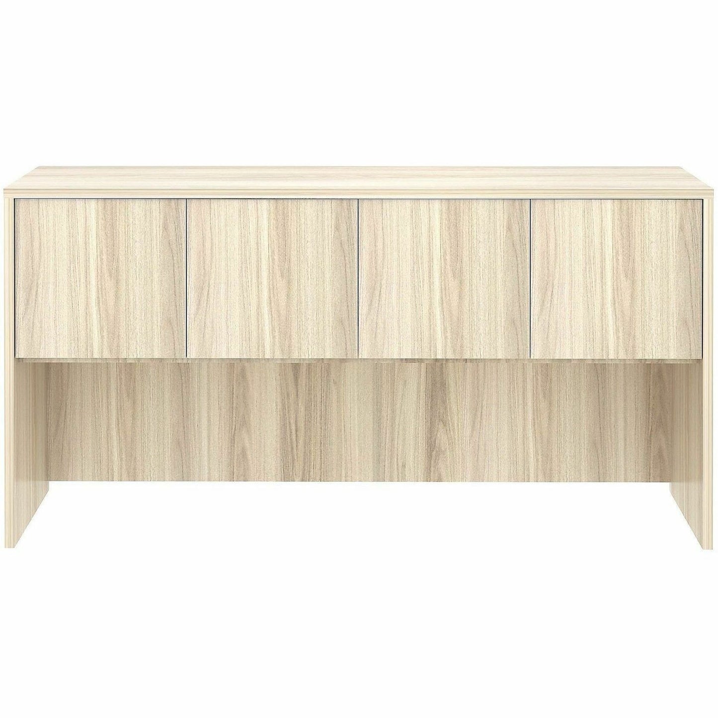 Lorell Essentials 4-Door Stack-On Hutch, 36" Height x 70.9" Width x 14.8" Depth, Modern Elm (LLR66316)