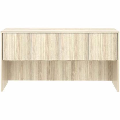Lorell Essentials 4-Door Stack-On Hutch, 36" Height x 70.9" Width x 14.8" Depth, Modern Elm (LLR66316)