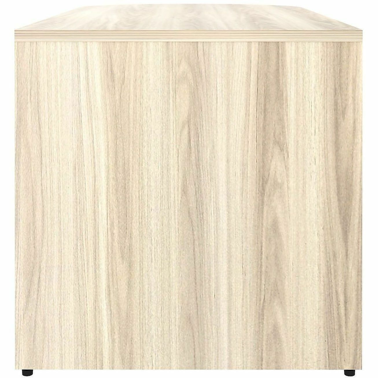 Lorell Essentials Peninsula Desk Box 1 of 2, 1" Thickness Table Top, 29.5" Height x 66" Width x 30" Depth, Modern Elm (LLR66314)
