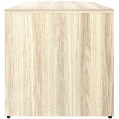 Lorell Essentials Peninsula Desk Box 1 of 2, 1" Thickness Table Top, 29.5" Height x 66" Width x 30" Depth, Modern Elm (LLR66314)