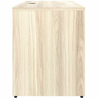 Lorell Essentials Credenza Shell, 1" Thickness Table Top, 29.5" Height x 60" Width x 24" Depth, Silver Brush, Modern Elm (LLR66313)