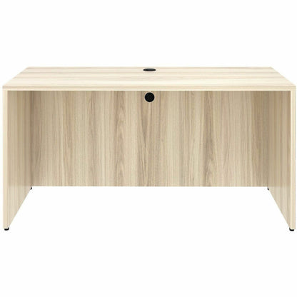 Lorell Essentials Credenza Shell, 1" Thickness Table Top, 29.5" Height x 60" Width x 24" Depth, Silver Brush, Modern Elm (LLR66313)