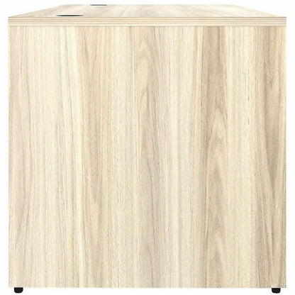 Lorell 66303 Essentials Retangular Desk Shell, Assembly Required, Modern Elm (LLR66303)