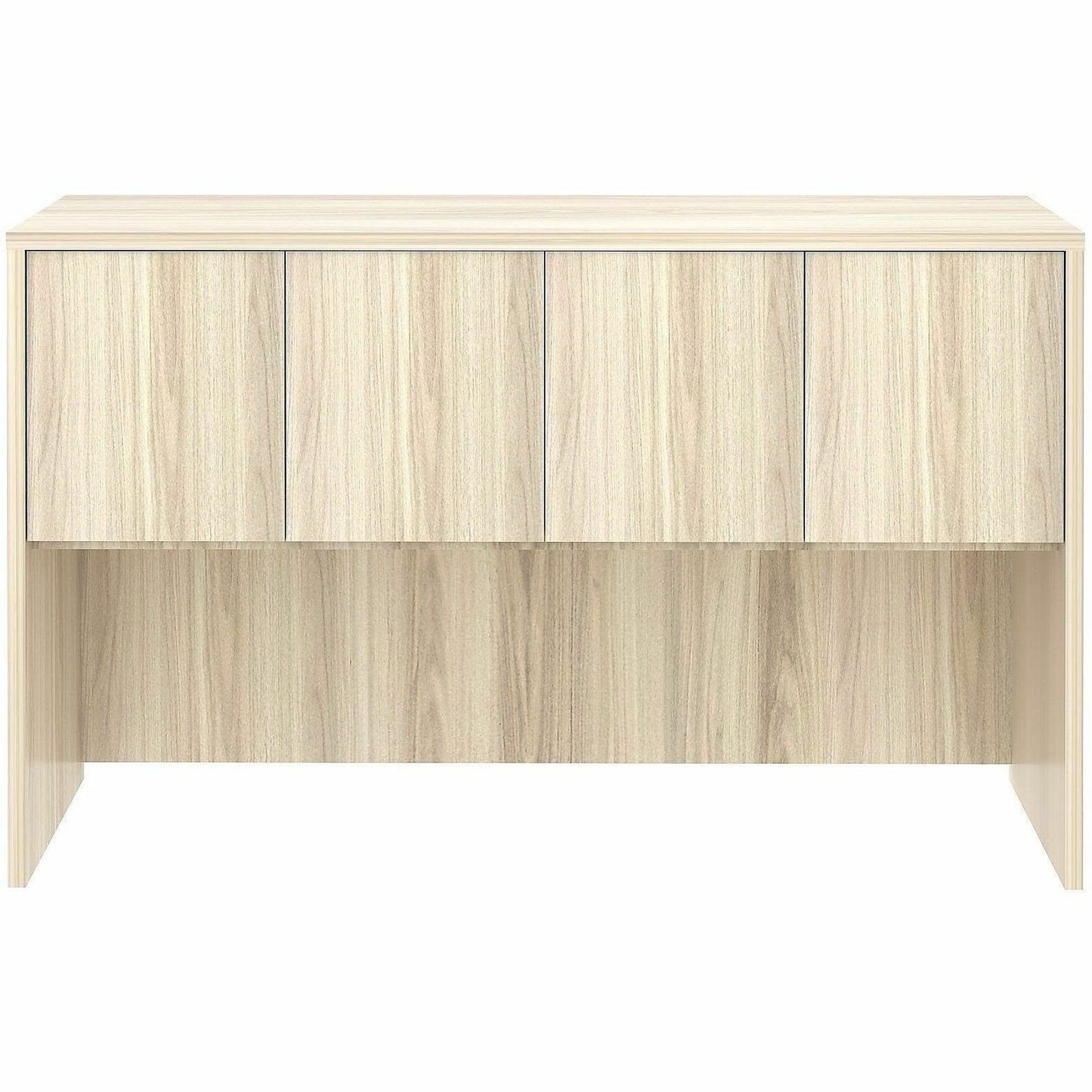 Lorell Essentials 3-Door Stack-On Hutch, 36" Height x 60" Width x 15" Depth, Modern Elm (LLR66318)
