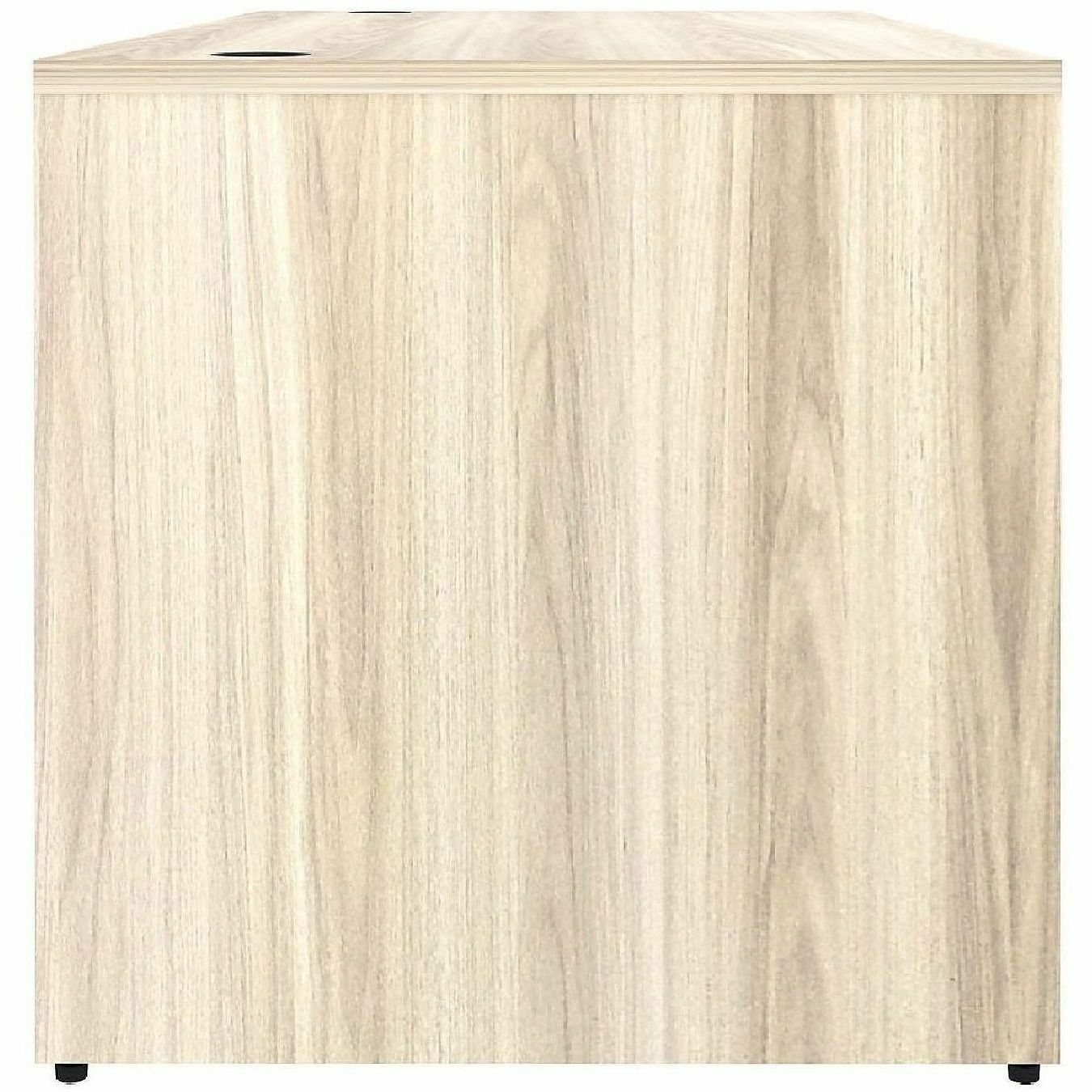 Lorell Essentials Retangular Desk Shell, 29.50" Height x 70.90" Width x 29.50" Depth, Modern Elm (LLR66302)
