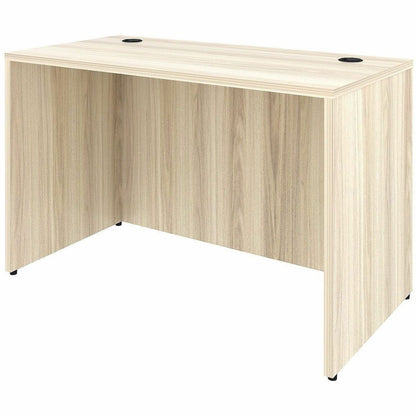 Lorell Essentials Retangular Desk Shell, Rectangle, 1" Thickness Table Top, 29.5" Height x 48" Width x 24" Depth, Modern Elm (LLR66306)