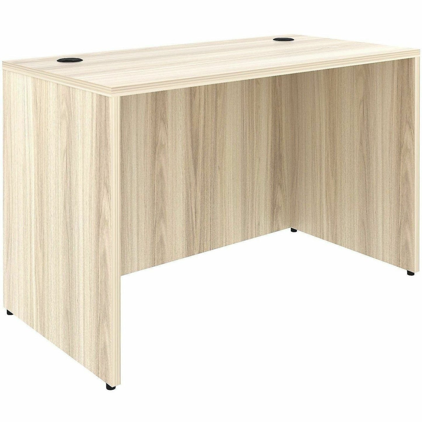 Lorell Essentials Retangular Desk Shell, Rectangle, 1" Thickness Table Top, 29.5" Height x 48" Width x 24" Depth, Modern Elm (LLR66306)