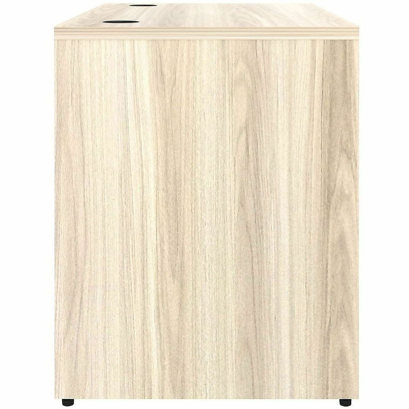 Lorell Essentials Retangular Desk Shell, Rectangle, 1" Thickness Table Top, 29.5" Height x 48" Width x 24" Depth, Modern Elm (LLR66306)