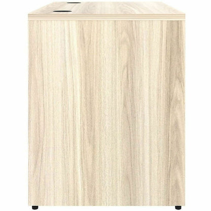 Lorell Essentials Retangular Desk Shell, Rectangle, 1" Thickness Table Top, 29.5" Height x 48" Width x 24" Depth, Modern Elm (LLR66306)