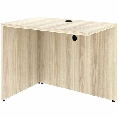Lorell Essentials Rectangular Return Shell, 1" Thickness Table Top, 29.5" Height x 35" Width x 24" Depth, Modern Elm (LLR66322)
