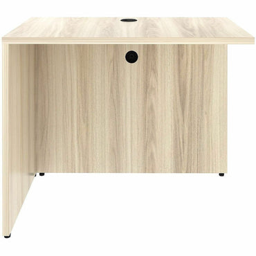 Lorell Essentials Rectangular Return Shell, 1" Thickness Table Top, 29.5" Height x 35" Width x 24" Depth, Modern Elm (LLR66322)