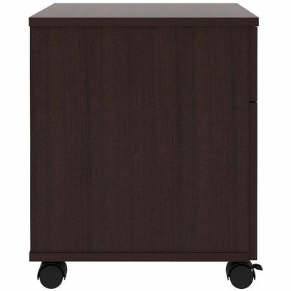 Lorell 2-Drawer Mobile File Cabinet, Espresso (LLR18247)