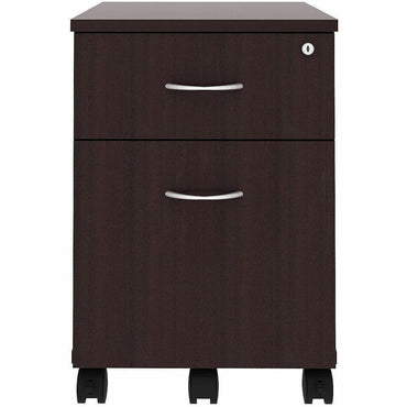 Lorell 2-Drawer Mobile File Cabinet, Espresso (LLR18247)