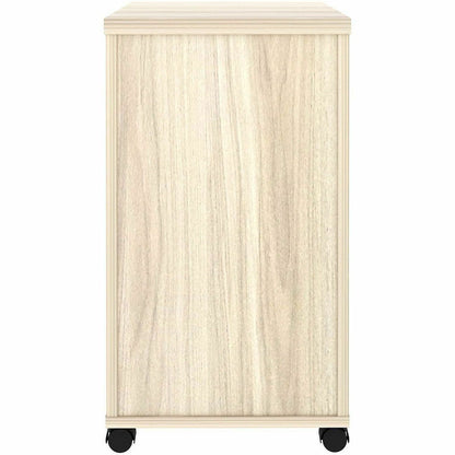 Lorell Essentials 2-Drawer Mobile Pedestal, 28.3" Height x 16" Width x 22" Depth, Modern Elm (LLR66329)