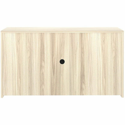 Lorell Essentials 4-Door Stack-On Hutch, 36" Height x 66" Width x 15" Depth, Modern Elm (LLR66317)