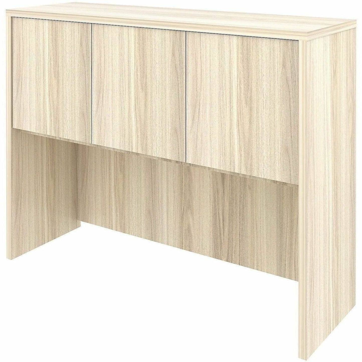 Lorell Essentials 3-Door Stack-On Hutch, 36" Height x 48" Width x 15" Depth, Modern Elm (LLR66319)