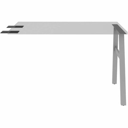 Lorell 16291 Adjustable Table Leg Bases & Returns, Silver (LLR16291)