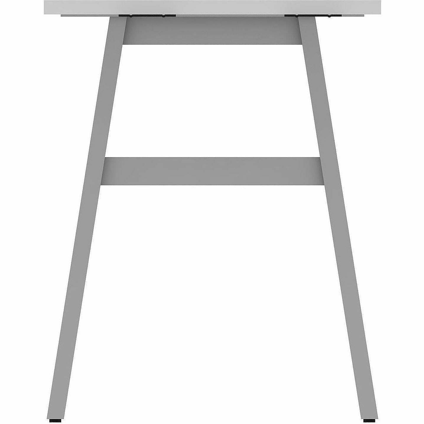 Lorell 16291 Adjustable Table Leg Bases & Returns, Silver (LLR16291)