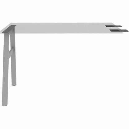 Lorell 16291 Adjustable Table Leg Bases & Returns, Silver (LLR16291)