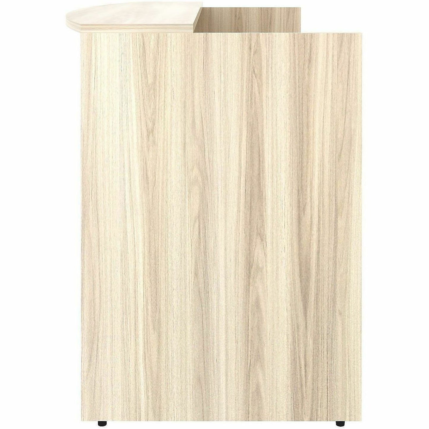 Lorell Essentials Front Reception Desk, 1" Thickness Table Top, 42.5" Height x 72" Width x 36" Depth (LLR66325)