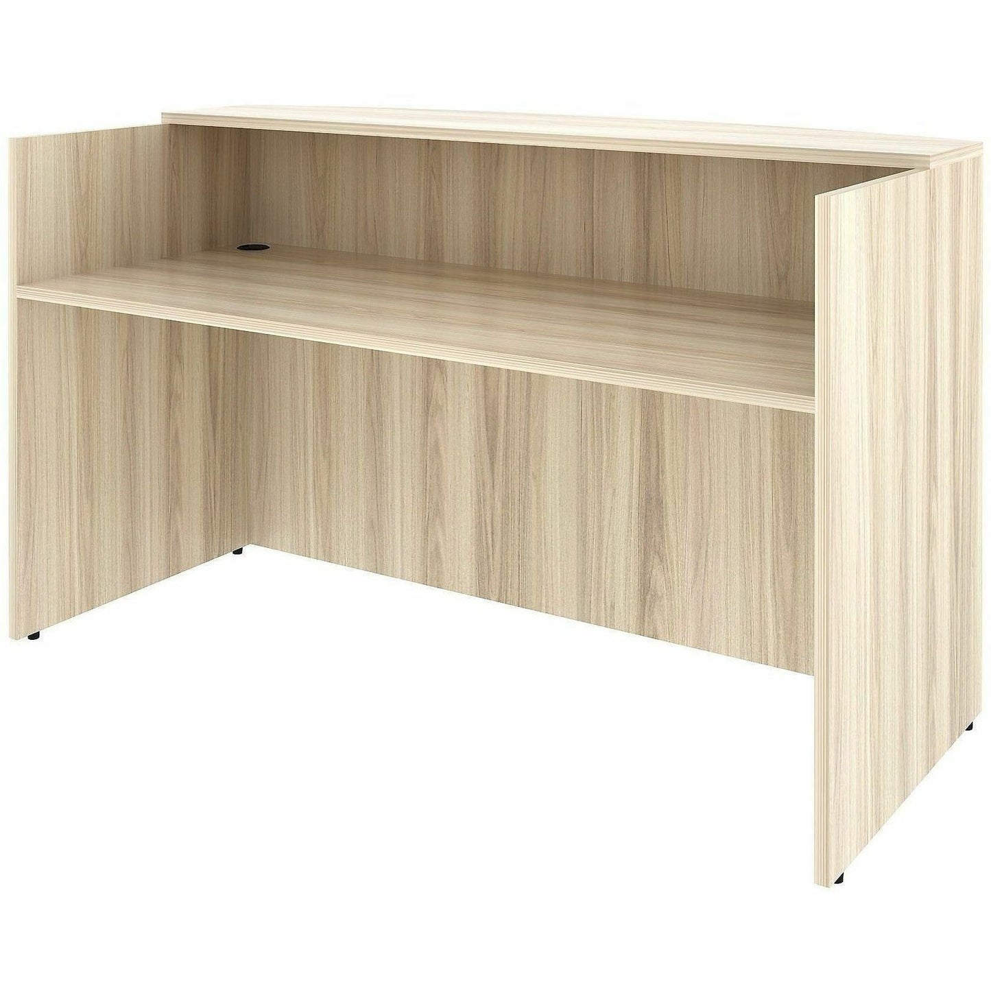 Lorell Essentials Front Reception Desk, 1" Thickness Table Top, 42.5" Height x 72" Width x 36" Depth (LLR66325)